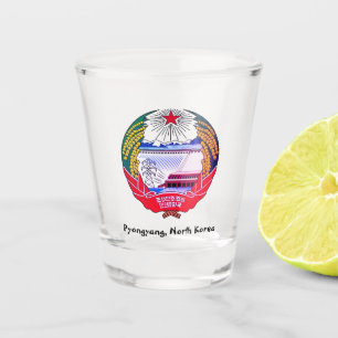 Pyongyang, North Korea (DPRK) Hermit Kingdom Shot Glass