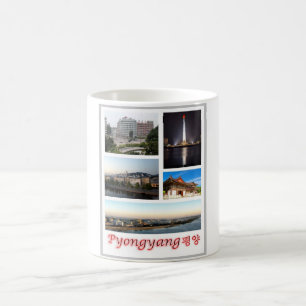 Pyongyang - North Korea - Mosaic - Coffee Mug
