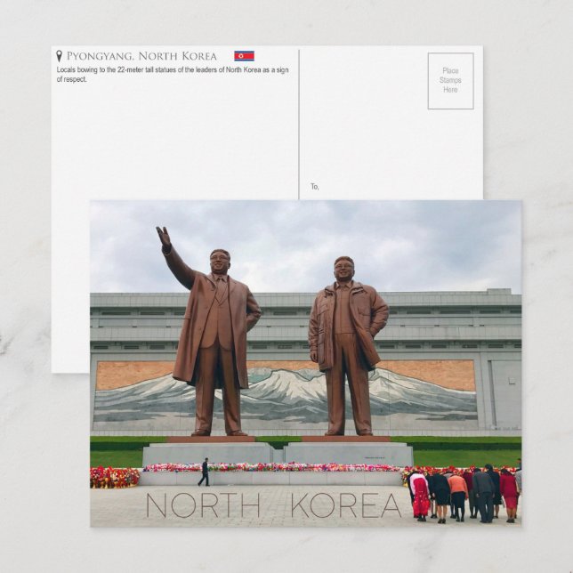 Pyongyang, North Korea Postcard (Front/Back)