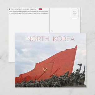 Pyongyang, North Korea Postcard