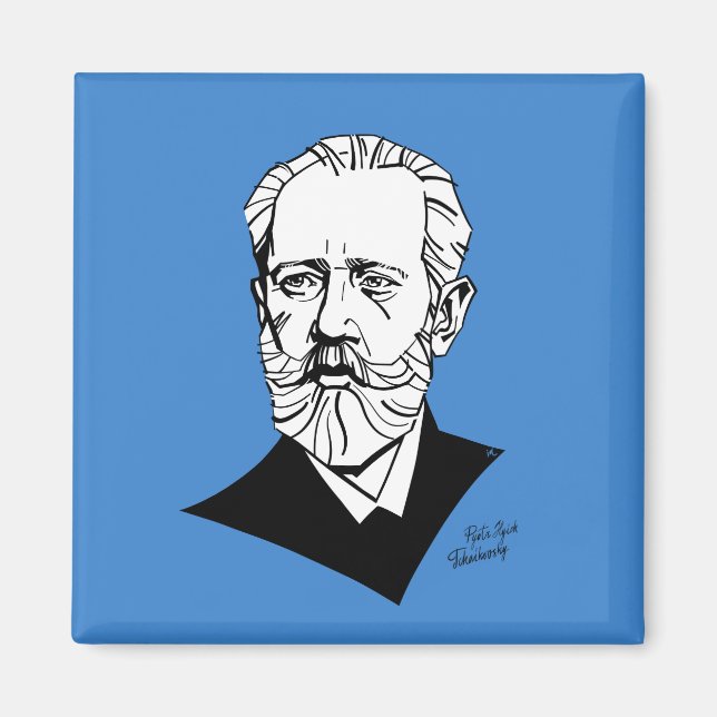 Pyotr Tchaikovsky Magnet (Front)