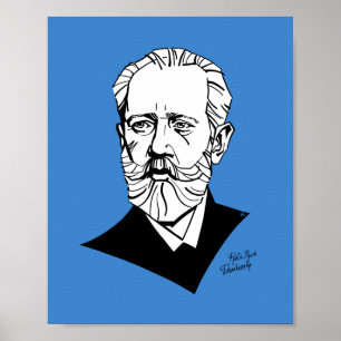 Pyotr Tchaikovsky Poster