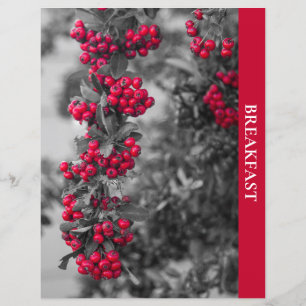 Pyracantha Berry Breakfast Recipe Divider
