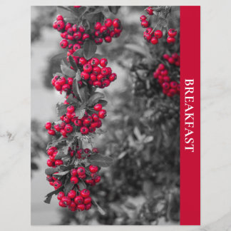 Pyracantha Berry Breakfast Recipe Divider