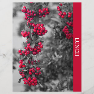 Pyracantha Berry Lunch Recipe Divider
