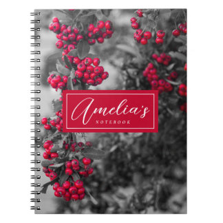 Pyracantha Berry Spiral Notebook
