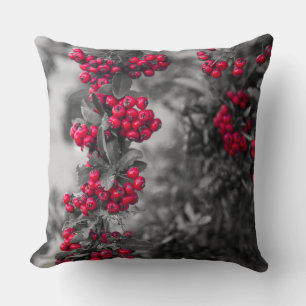 Pyracantha Berry Throw Pillow