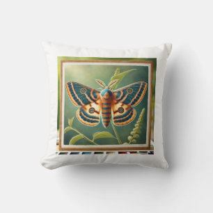 Pyralid Moth 300724IREF220 - Watercolor Cushion