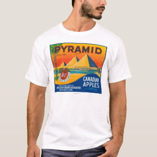 Pyramid Apple Label - Penticton B.C. Canada T-Shirt