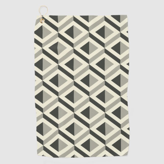 Pyramid Cube Golf Towel (Front)