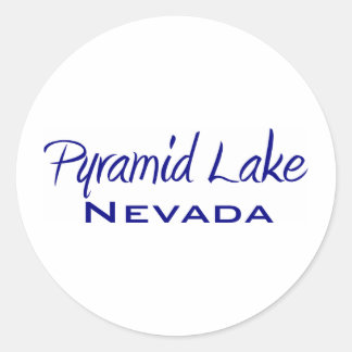 Pyramid Lake Classic Round Sticker