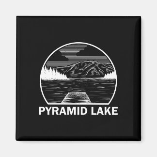 Pyramid lake nevada funny fishing camping summer magnet