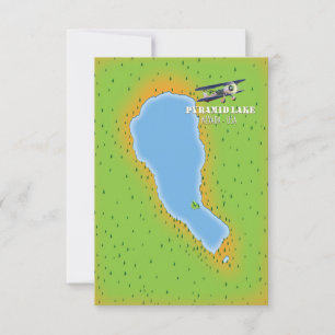 pyramid lake Nevada USA map