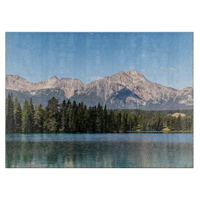 Pyramid Mountain, Canadian Landscape Photography Cutting Board (Front)