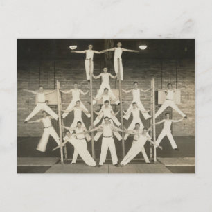 Pyramid of Boys Postcard