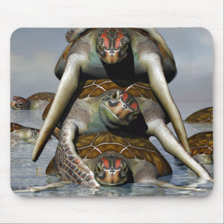 Pyramid of Love Mouse Mat