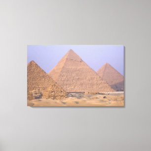 Pyramid of Menkaure Mycerinus), Pyramid of Canvas Print