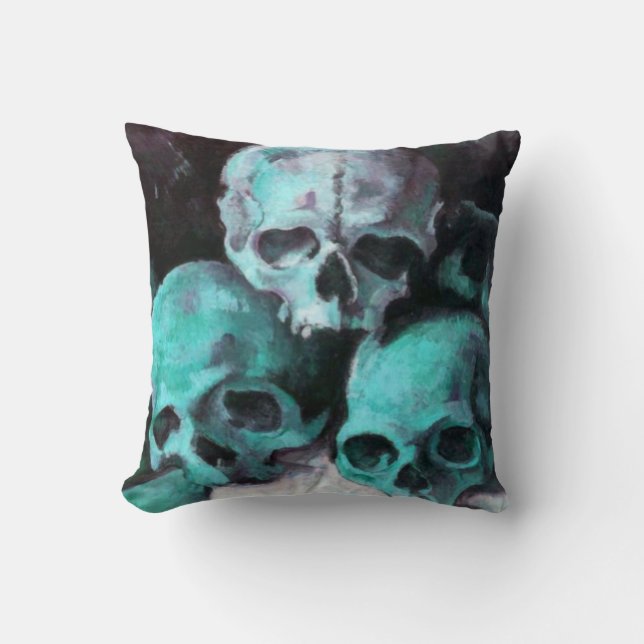 Pyramid of Skulls After Cezanne Cushion (Front)