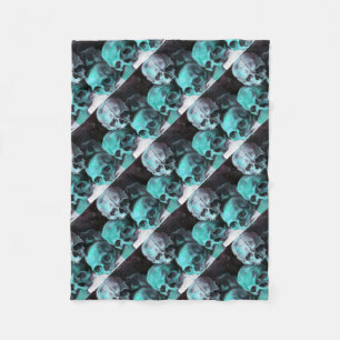 Pyramid of Skulls After Cezanne Fleece Blanket