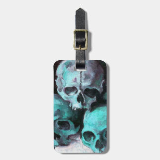 Pyramid of Skulls After Cezanne Luggage Tag