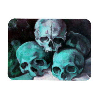 Pyramid of Skulls After Cezanne Magnet