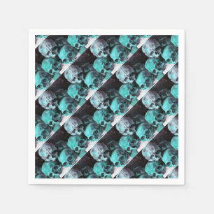 Pyramid of Skulls After Cezanne Napkin