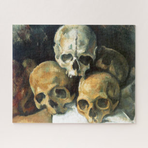 Pyramid of Skulls Paul Cezanne Painting Art Jigsaw Puzzle