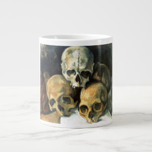 Pyramid of Skulls Paul Cezanne Painting Art Large Coffee Mug