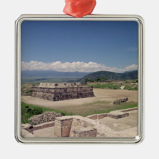 Pyramid of the Feathered Serpent Metal Tree Decoration (Front)