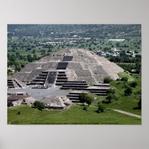 Pyramid of the Moon, Teotihuacan, Mexico Poster