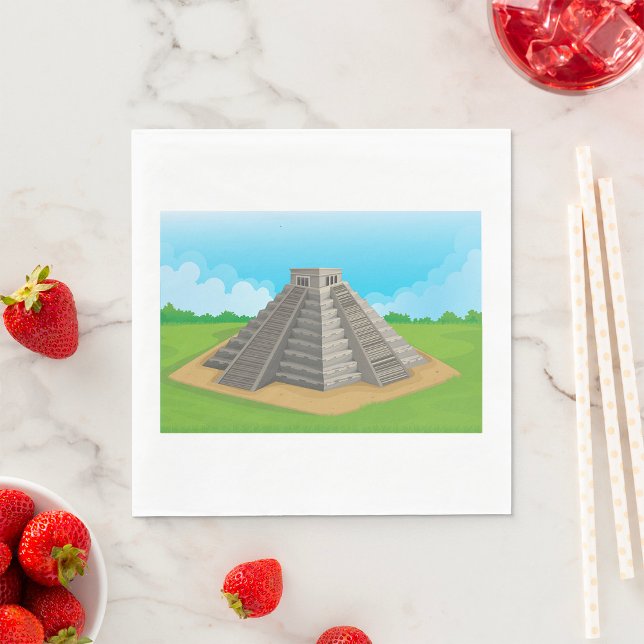 Pyramid Of The Sun Paper Napkins (Creator Uploaded)