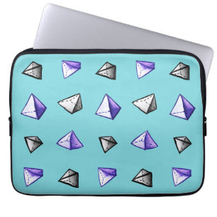 Pyramid Pattern Geometric Geek Math Lover Laptop Sleeve