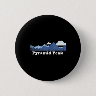 Pyramid Peak Bagger New York NY Climbing Hiking 6 Cm Round Badge