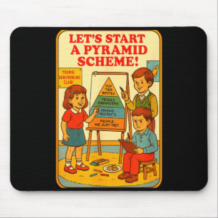 Pyramid Scheme Funny Blackcraft Cult Dark Humor Sa Mouse Mat