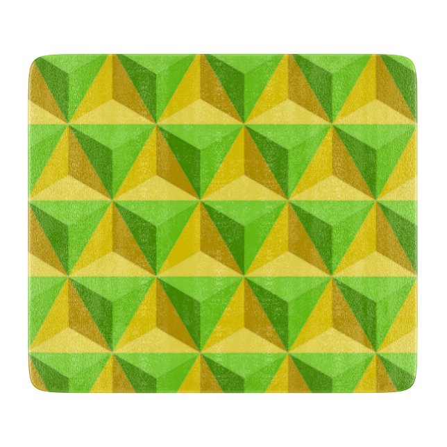 PYRAMID TRIANGLE PATTERN CUTTING BOARD (Front)