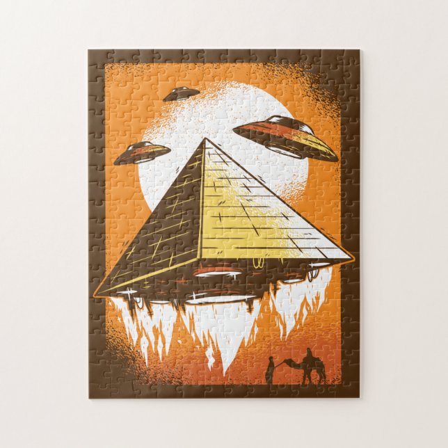 Pyramid Ufo Jigsaw Puzzle (Vertical)
