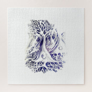 Pyramidal neurons drawing jigsaw puzzle