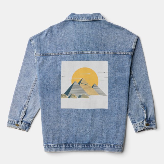 Pyramids and Sun Egypt Jacket (Back)