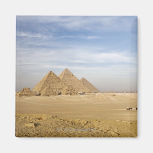 Image of Pyramids Cairo, Egypt Magnet