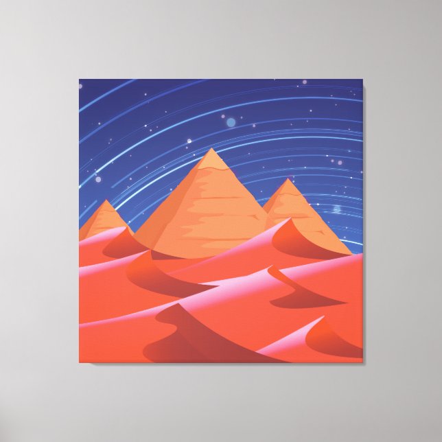 Pyramids Canvas Print (Front)