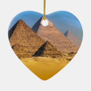 Pyramids Ceramic Tree Decoration