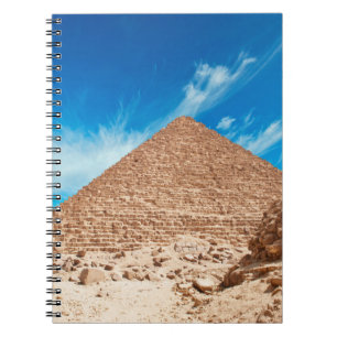 Pyramids in giza ancient, antiquities, archaeology notebook