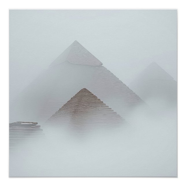 Pyramids in the Mist Poster (Front)