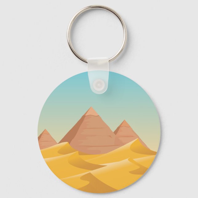 Pyramids Key Ring (Front)