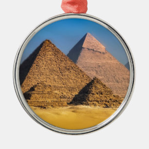 Pyramids Metal Tree Decoration