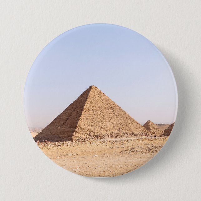 Pyramids of Egypt  7.5 Cm Round Badge (Front)
