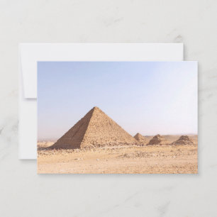 Pyramids of Egypt Coffee Mug Thank You Card