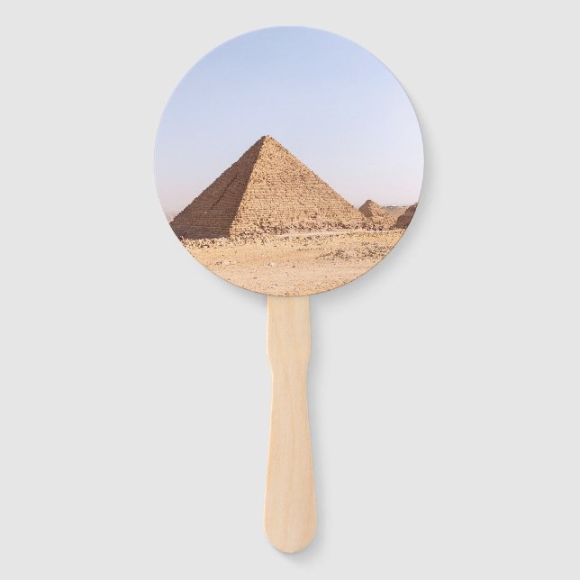 Pyramids of egypt hand fan (Front)