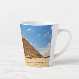 Pyramids of giza latte mug