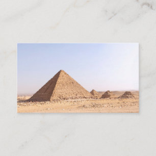 Pyramids of Giza Photography Enclosure Card